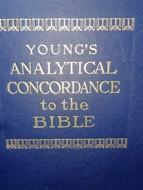 Young's Analytical Concordance to the Bible  1969 22nd American Edition Blue